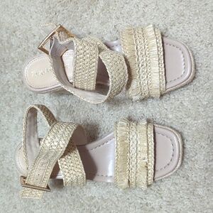 Enzo Angiolini Rattan Wedges Size 36/5.5